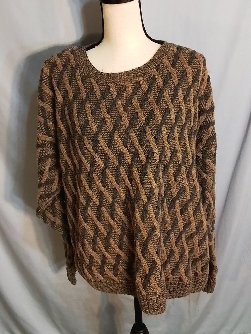 Liberty Sweaters  brown and gray men sweater